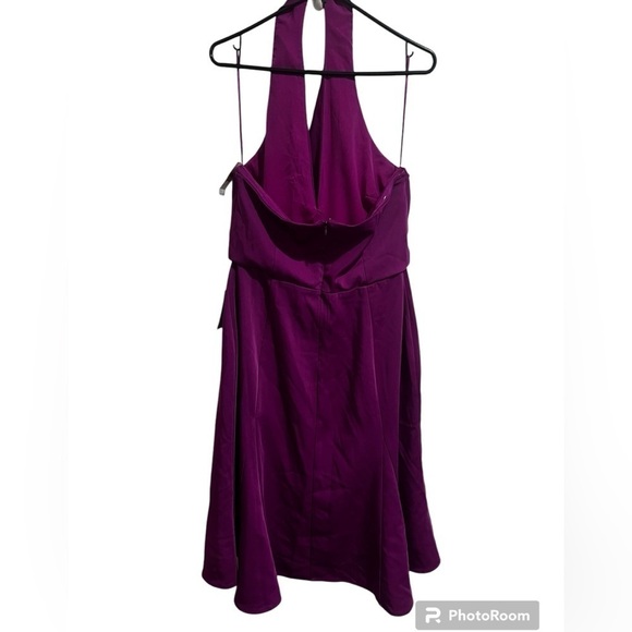 Anthropologie Harlyn Halter Dress in Purple, xl - Picture 3 of 9